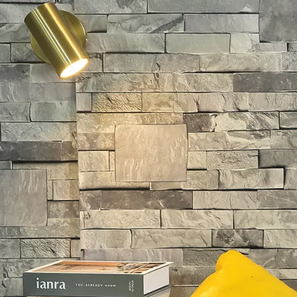 Indoor Bedside Golden Minimalist Study Small Wall Lamp
