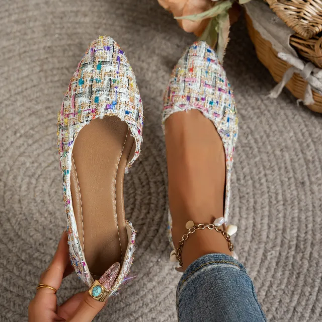 Women's Casual All match Cloth Cover Low Cut Pumps Color 36 - Shop at LoveMi