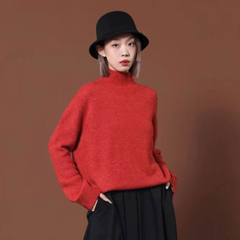 Title 2, Idle Style Loose Long-sleeved Sweater