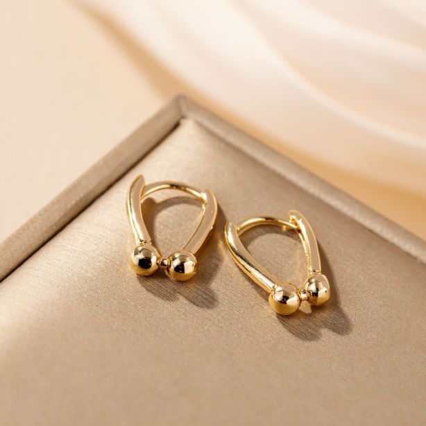 Horseshoe Earrings Women's Detachable Short U-shaped