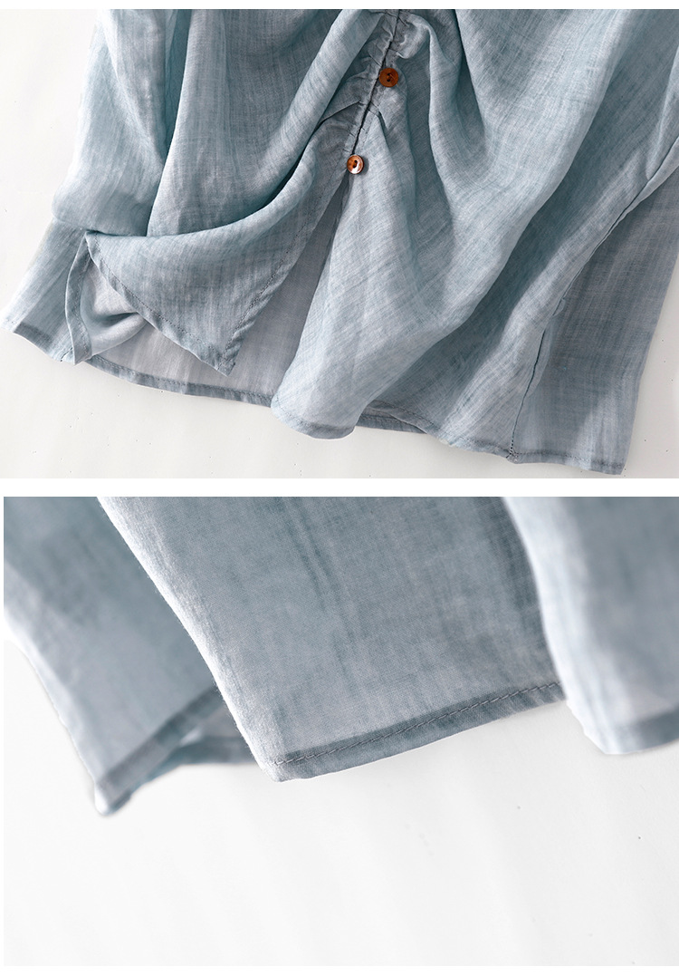 Loose-fitting Lightweight Breathable Minimalist Shirt
