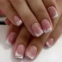 24 Pieces Nail Art High Fashion Simple Rhinestone Butterfly Flower Cow Wear Nail view 12