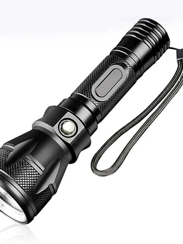 In-stock Button-operated Diving Flashlight L2 White-light Underwater Illumination Lamp