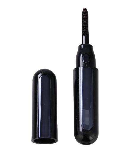 Electric Ironing Eyelash Curler USB Charging Portable Electric Heating Eyelash Curler L in Black