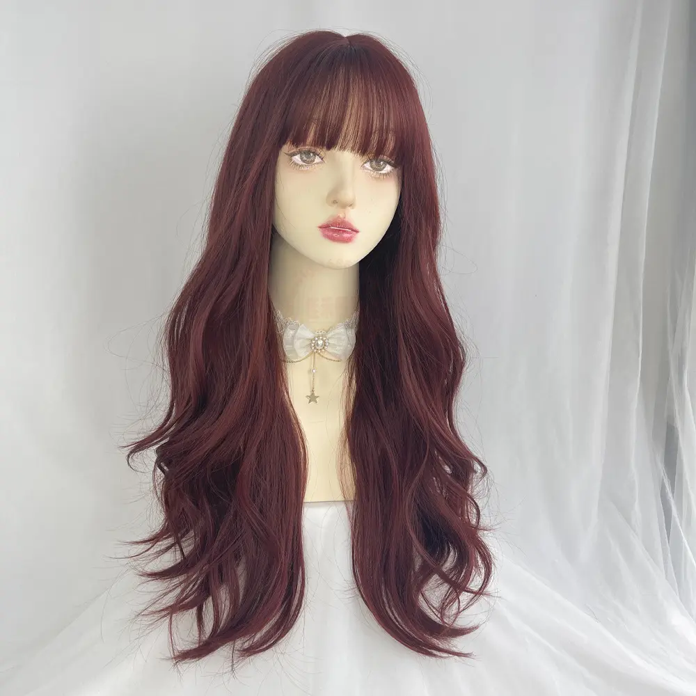 Waves Roll Korean Style Air Bangs Full-head