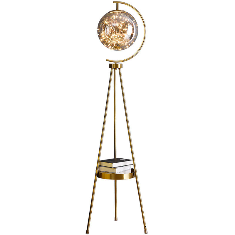 Creative Personalized Glass Globe Floor Lamp For The Living Room And Bedroom Bedside 1