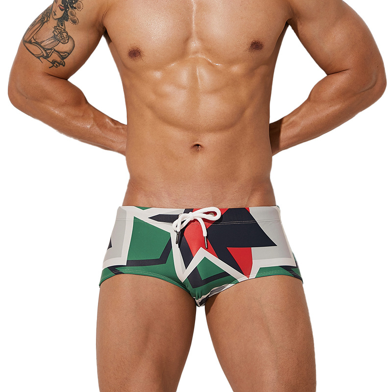 Summer Fashion Printed Swimming Trunks For Men