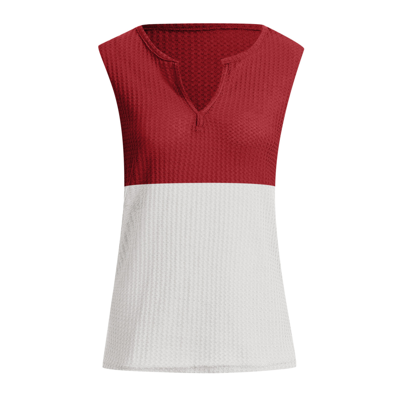 Title 12, Plus Size V-neck Knitwear Vest with Stitching C...