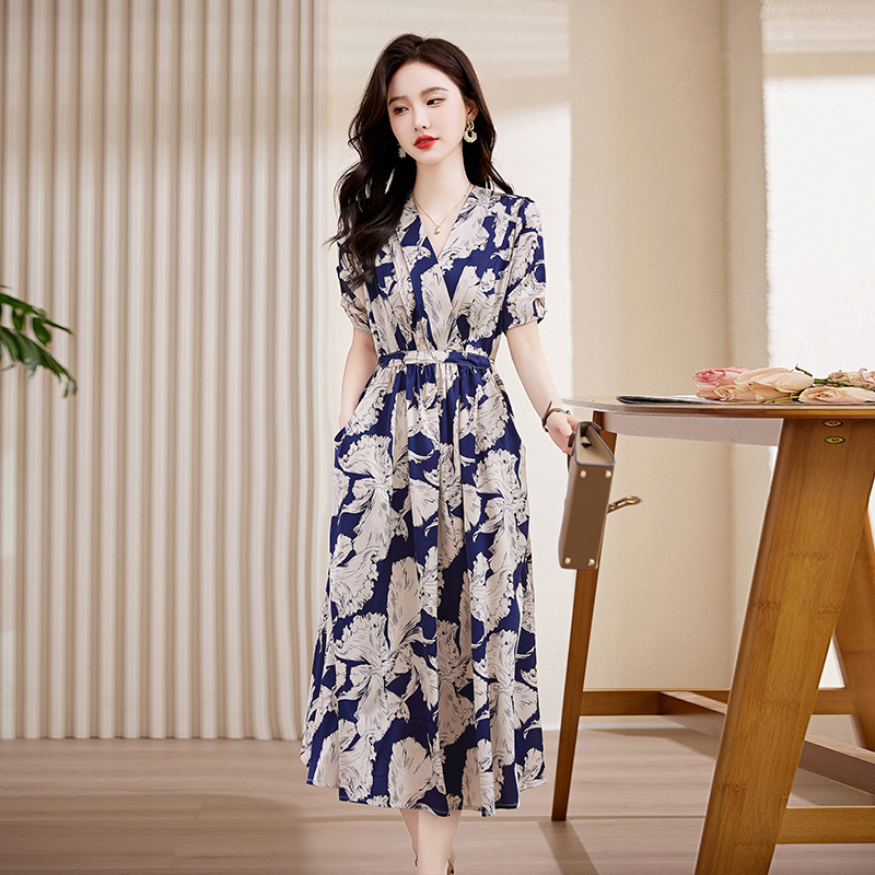 New Summer Mid-length Skirt Chinese-style Elegance