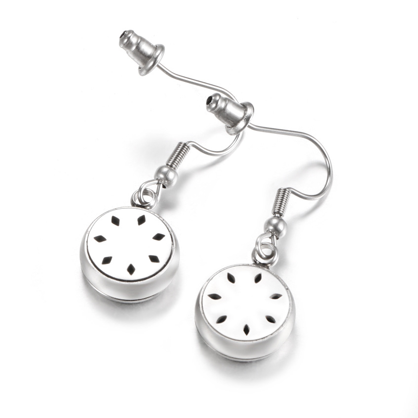 Stainless Steel Perfume Box Trendy Earrings