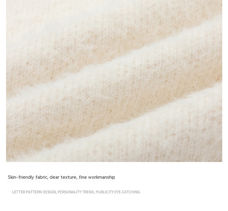 Women's Cute Rabbit Round Neck Sweater