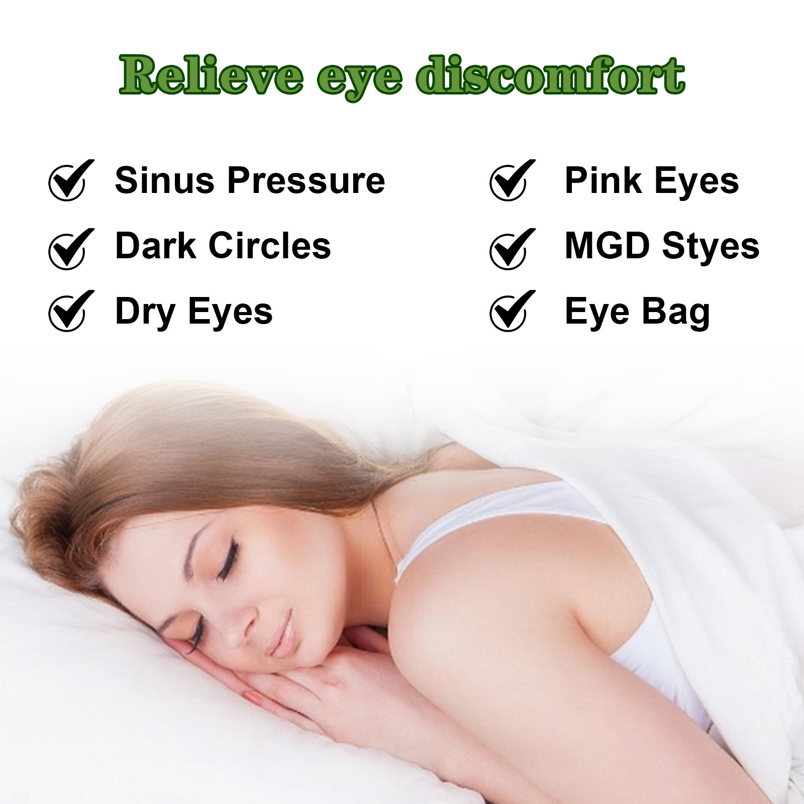 Herbal Hot Eye Compress For Fatigue Relief Steam Eye Mask