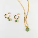 Simple And Natural Green Aventurine Necklace For Women view 4