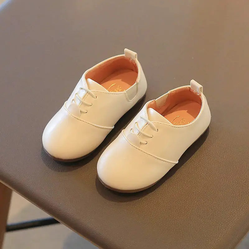 Spring Children's Boys' And Girls' Leather Shoes Baby Leather Shoes