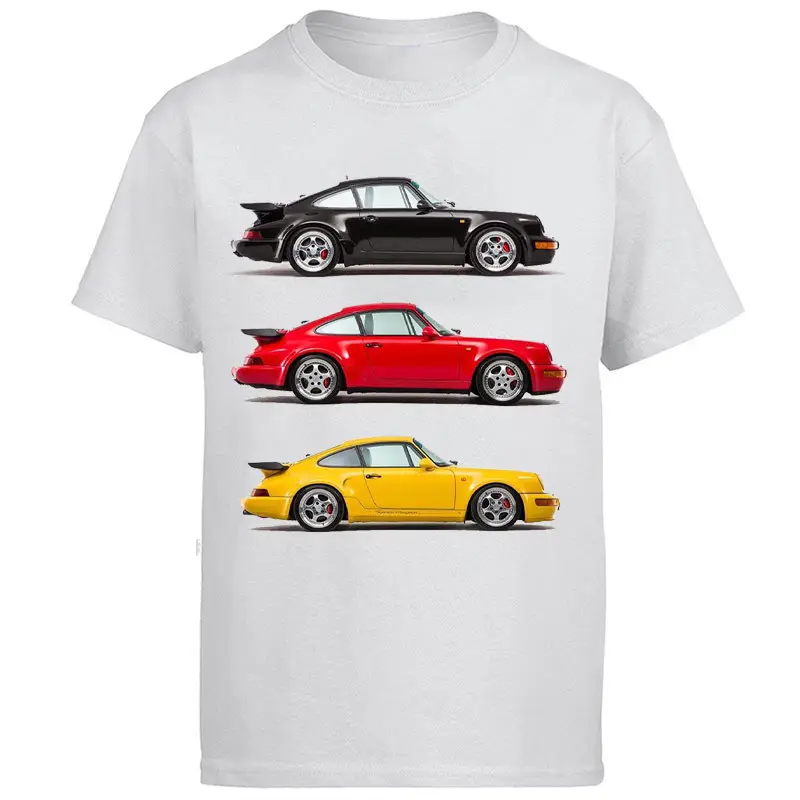 Car Racing Classic Graphic T Shirts Short Sleeve T-shirts