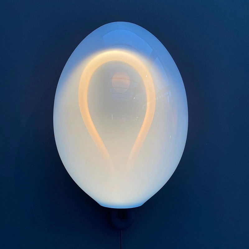 مصباح جداري بتصميم بالون خلفي مودرن لغرف النوم والممرات والسلالم لإضاءة جوية