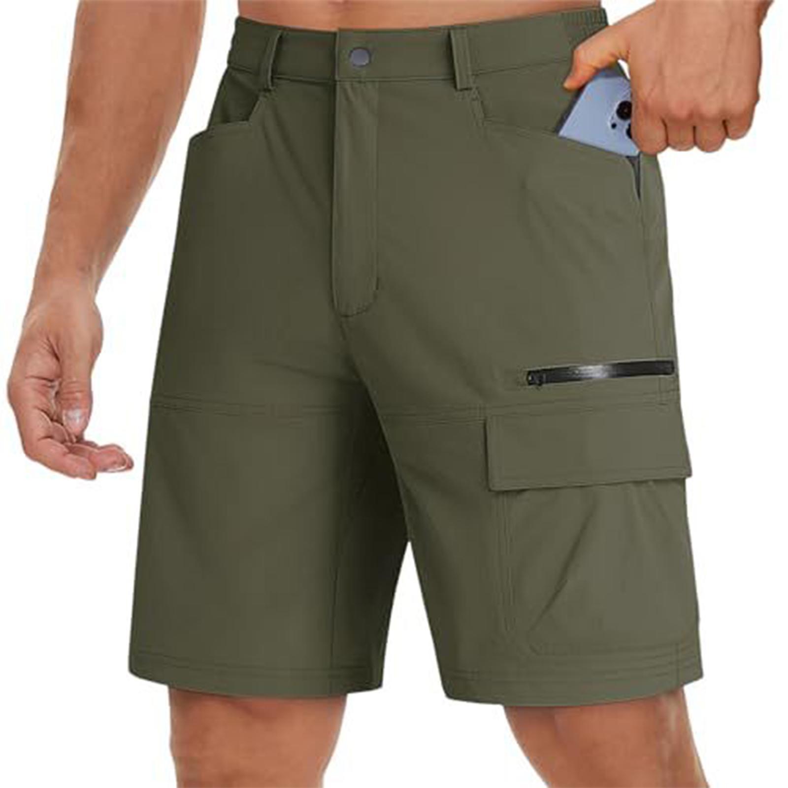 Men's Multi-Pocket Work Shorts For Outdoor Hiking 8