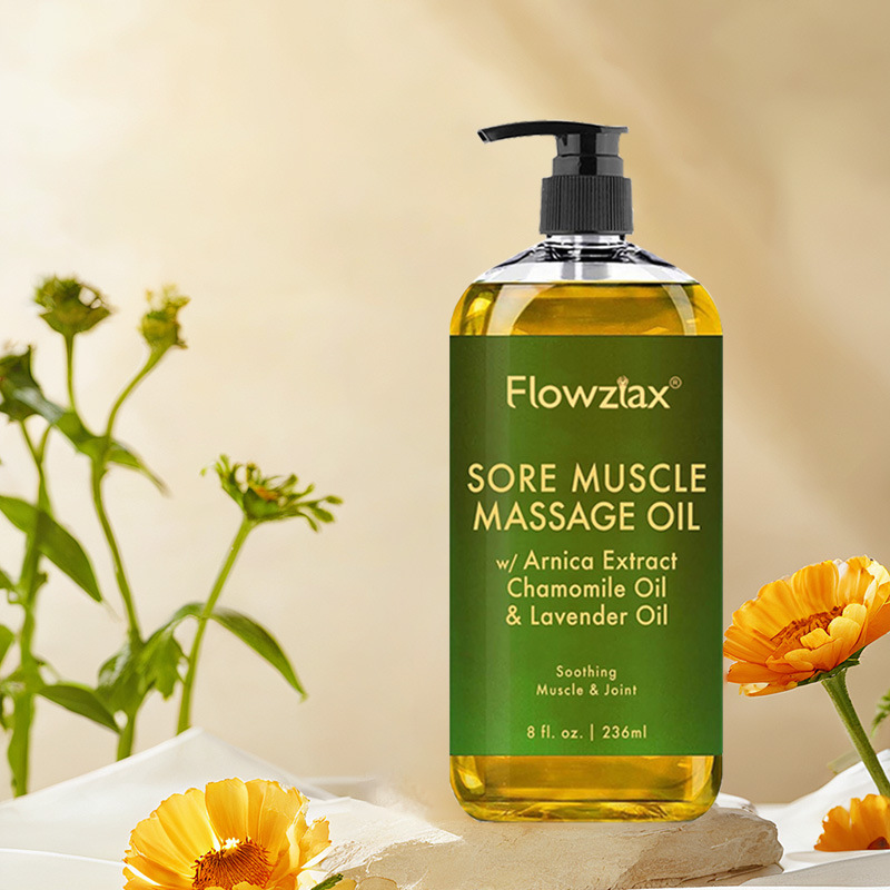 Soothing And Moisturizing Body Massage Oil