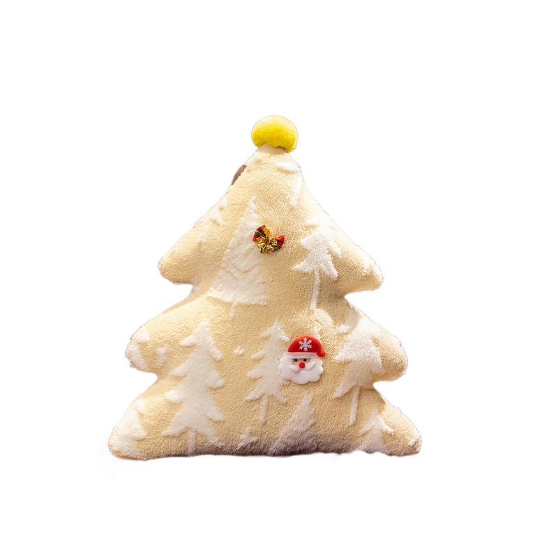 Christmas Pillowcase Snow Velvet Jacquard Christmas Tree Reindeer Pillow