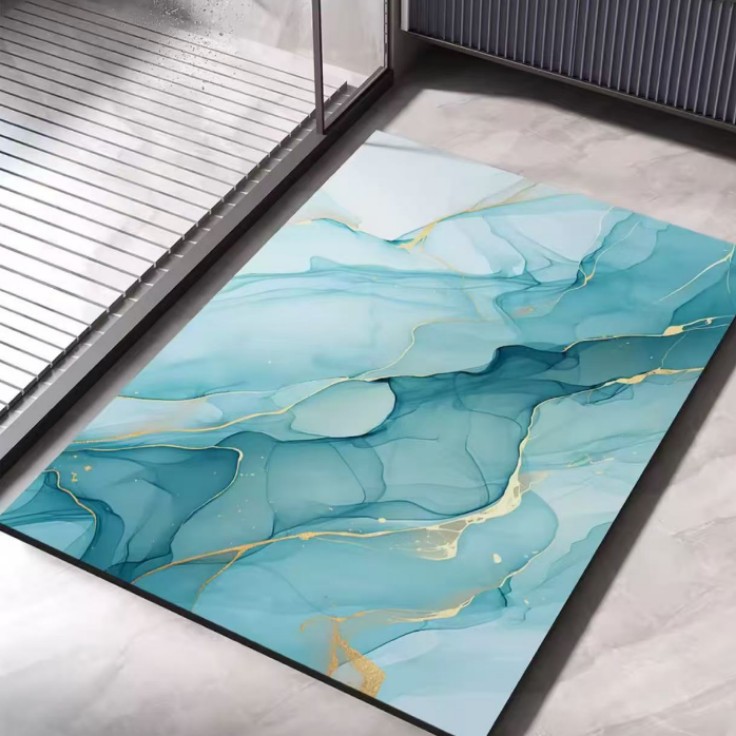 Non Slip Bathroom Floor Mat Durable Stain Resistant And Easy To Clean Foot Pad