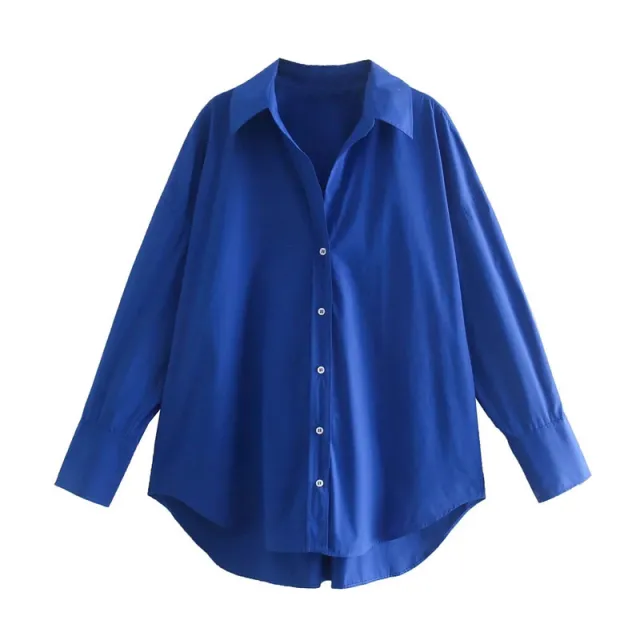 Urban Casual Multi color Poplin Shirt Dark Blue - Shop at LoveMi