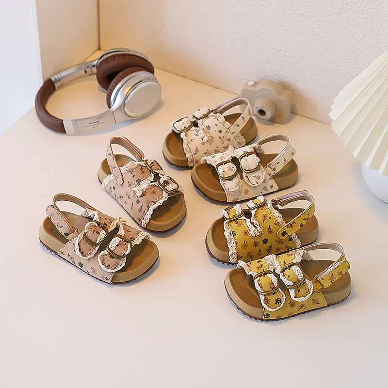 Summer New Baby Cork Beach Shoes