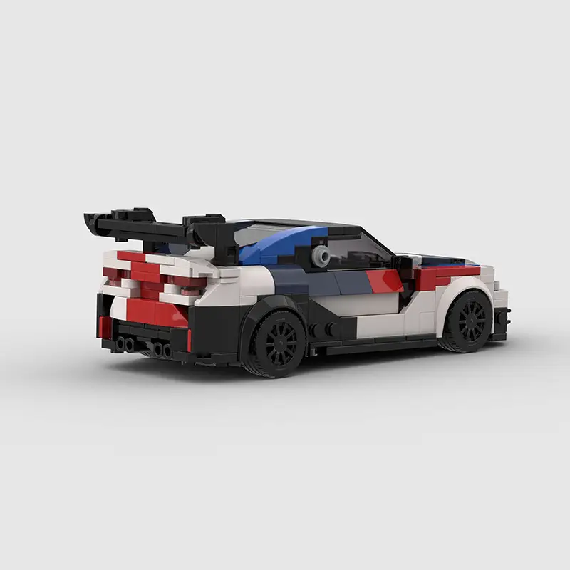 M4 GT4 G82 Sports Car Racing Car Small Particle Building Blocks Toy
