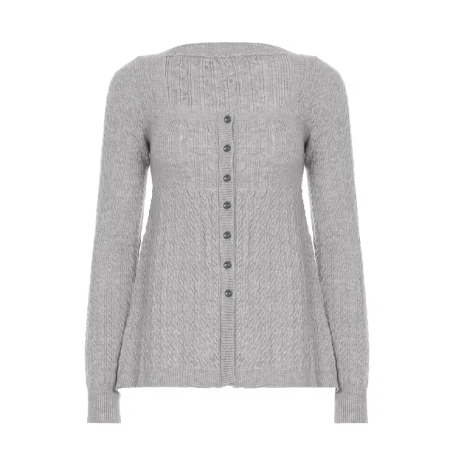 Sweet Younger Fashion A Swing Slim Fit Versatile Top Gray - Shop at LoveMi