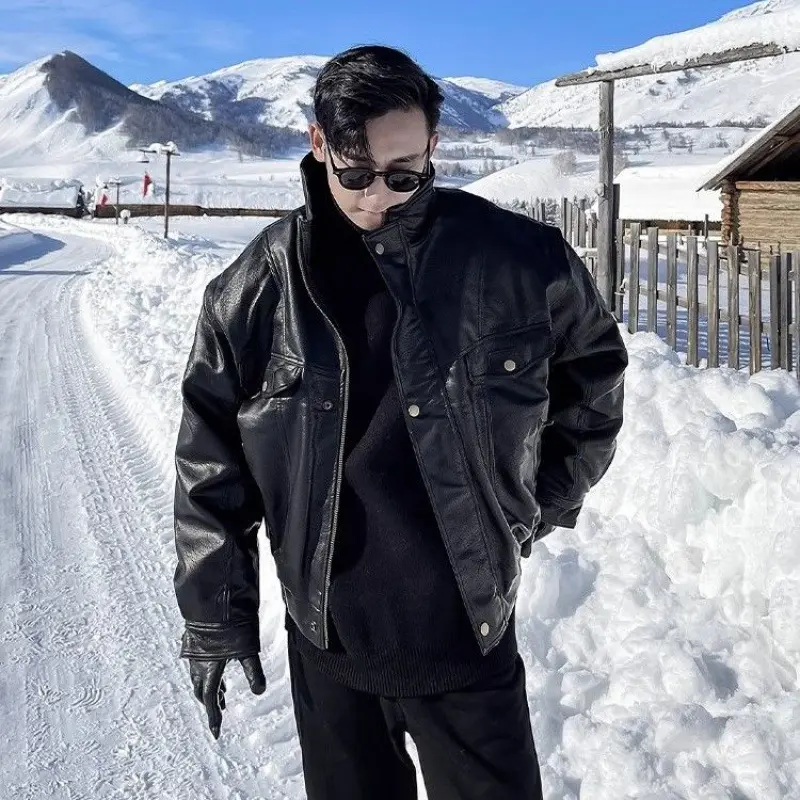 Jacket Leather Coat Autumn And Winter Men's