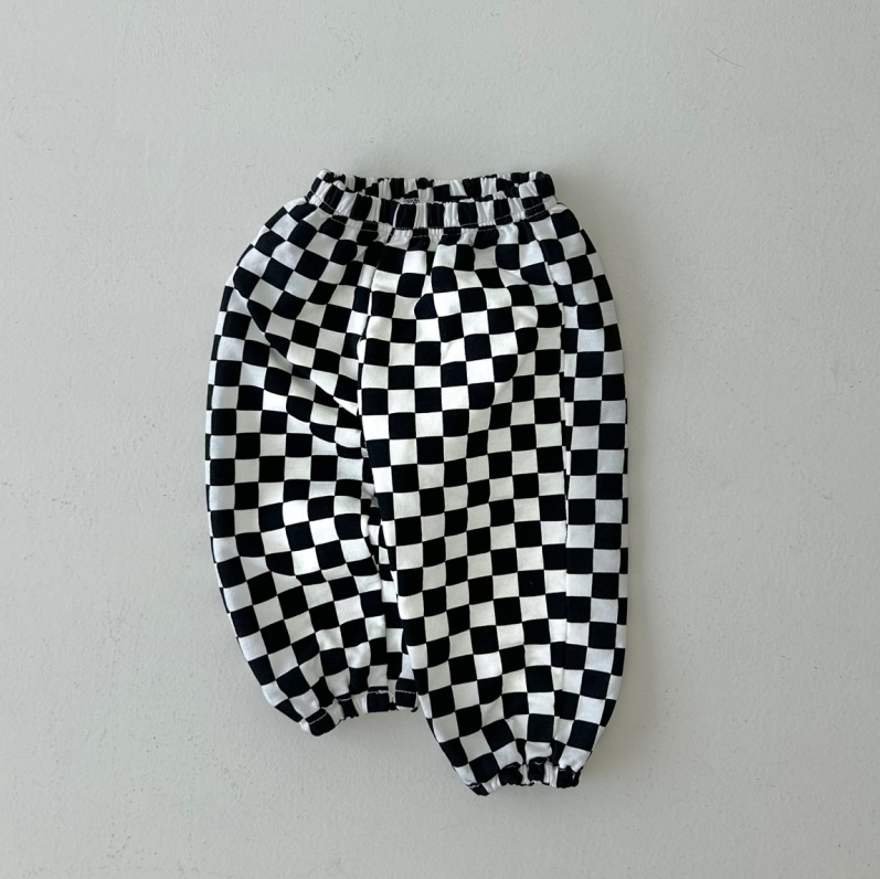 بناطيل مربعات شطرنجية محايدة للارتداء اليومي