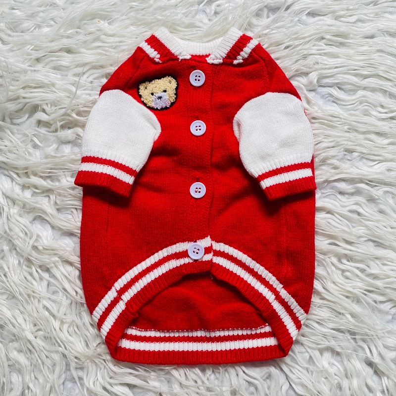 Fashionable And Personalized Pet Baseball Jersey - Fashionable And Personalized Pet Baseball Jersey Red 2XL