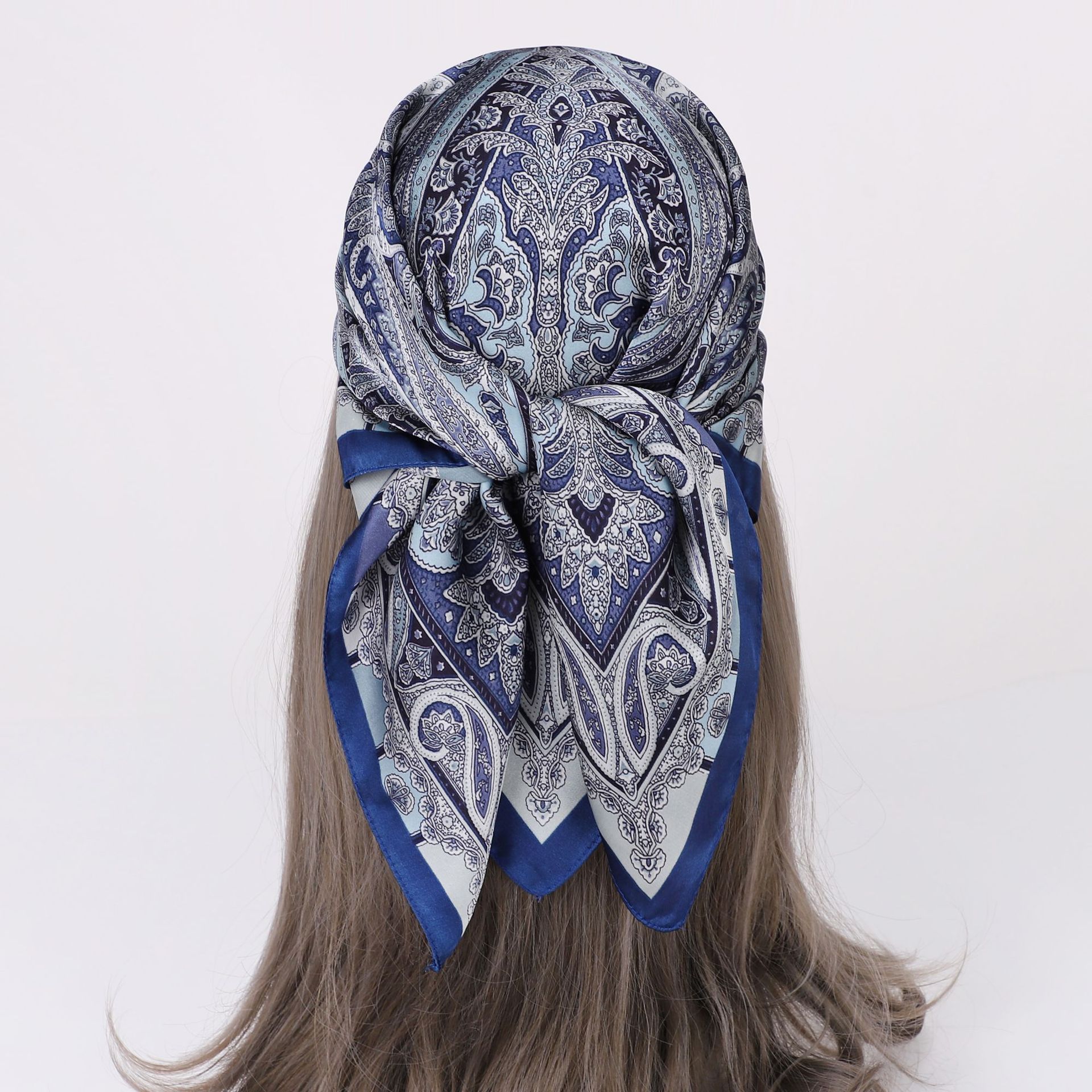 Printed Scarf Silk-like Fashion Shirt Scarf Scarf