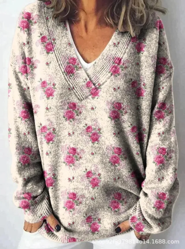 3D Animal Pattern Printed Casual Women's Sweater 3 Models E073 Xs - Shop at LoveMi