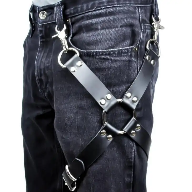 Leggings Leather Pants Fashion Leg Leather Accessories