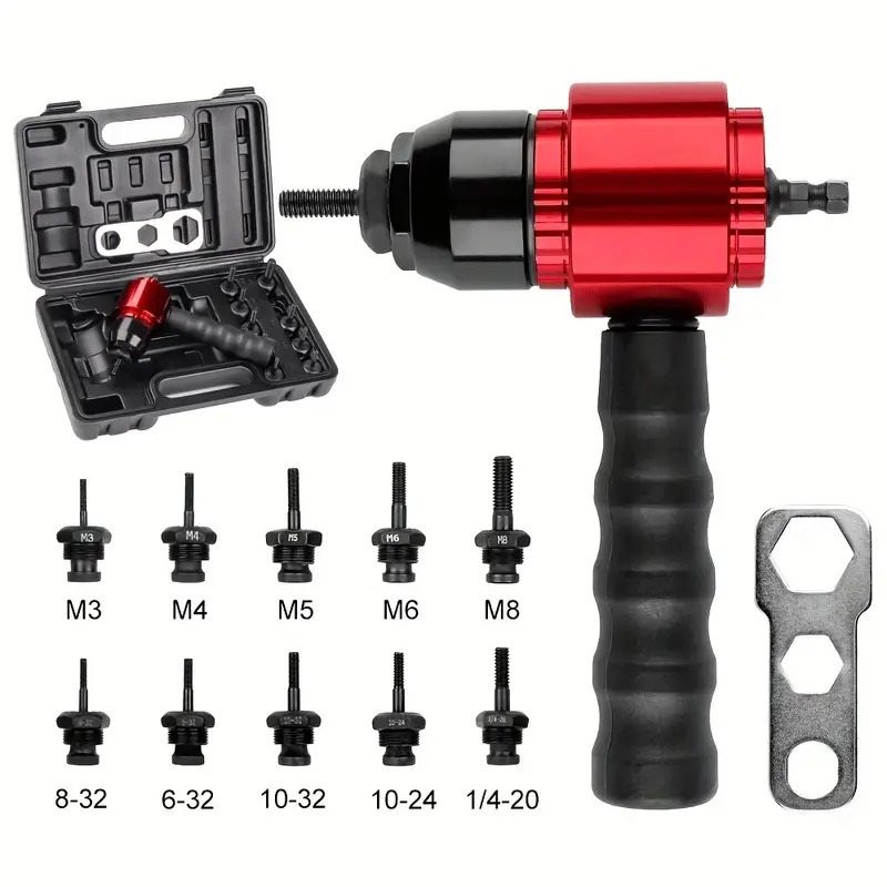 Electric Rivet Gun Head For Hand Drills 3