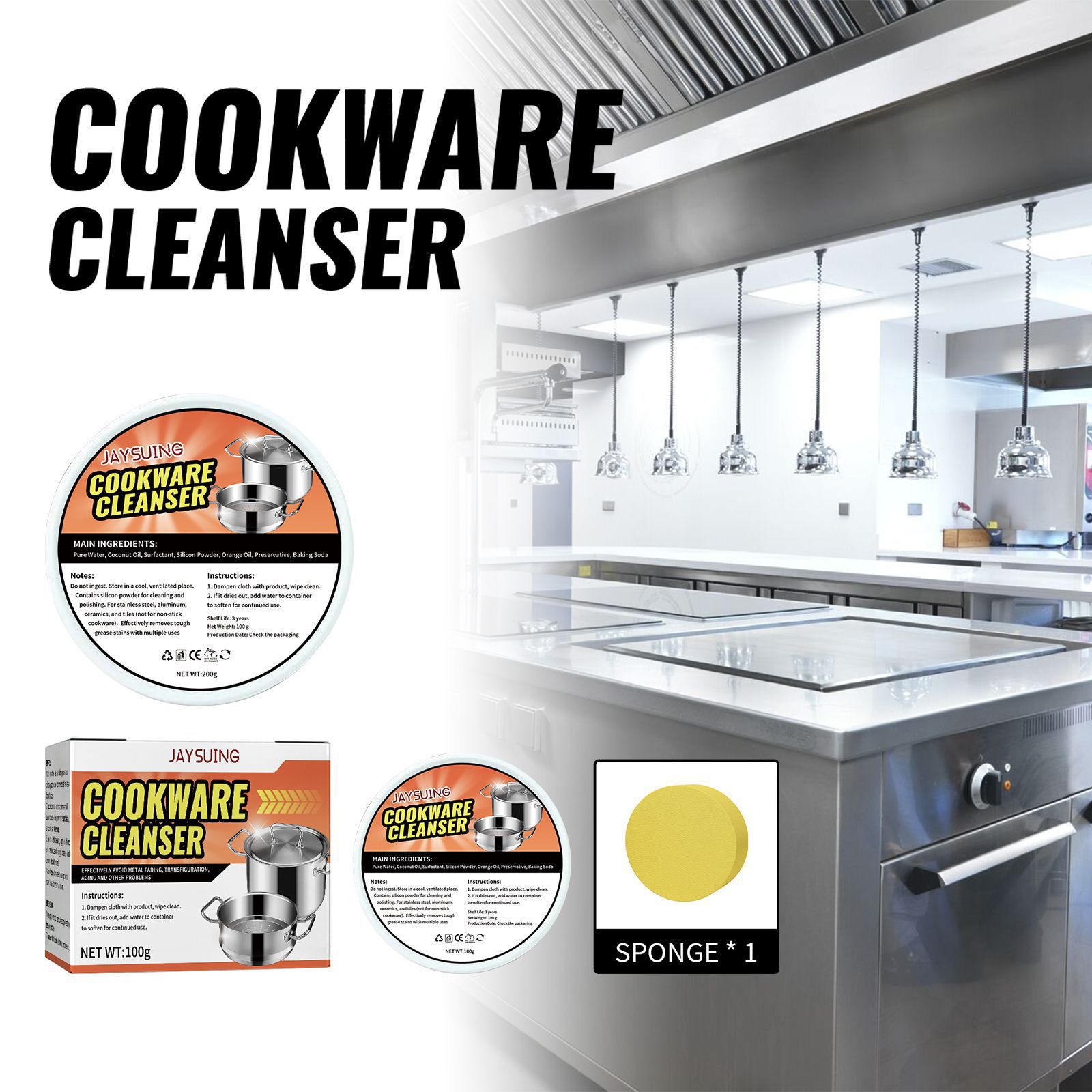 Remove Dirt And Water Stains Stainless Steel Cleaning Agent