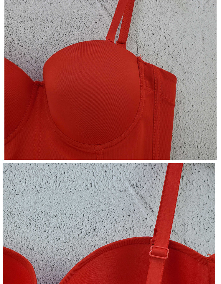 Title 9, Back Tube Top Solid Color Bra Small Sling Detac...