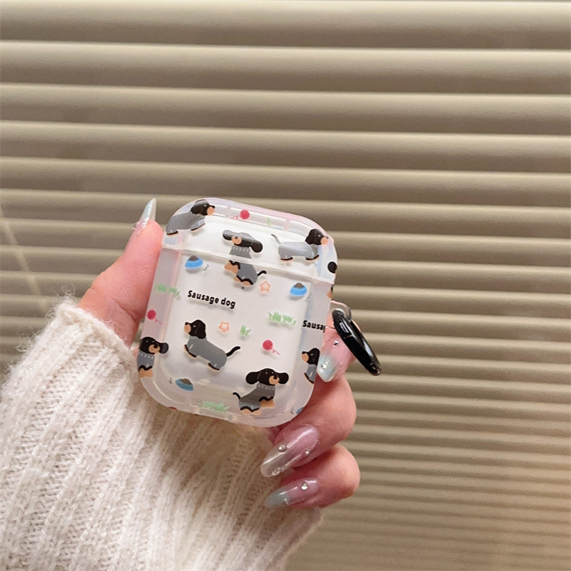 Creative Personality Cartoon Sweater Sausage Dog Bluetooth Headset Pro Protective Cover - Image 18