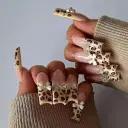 Wear Nail Tip Electroplating Removable Fake Nail Patch Finished Product view 6