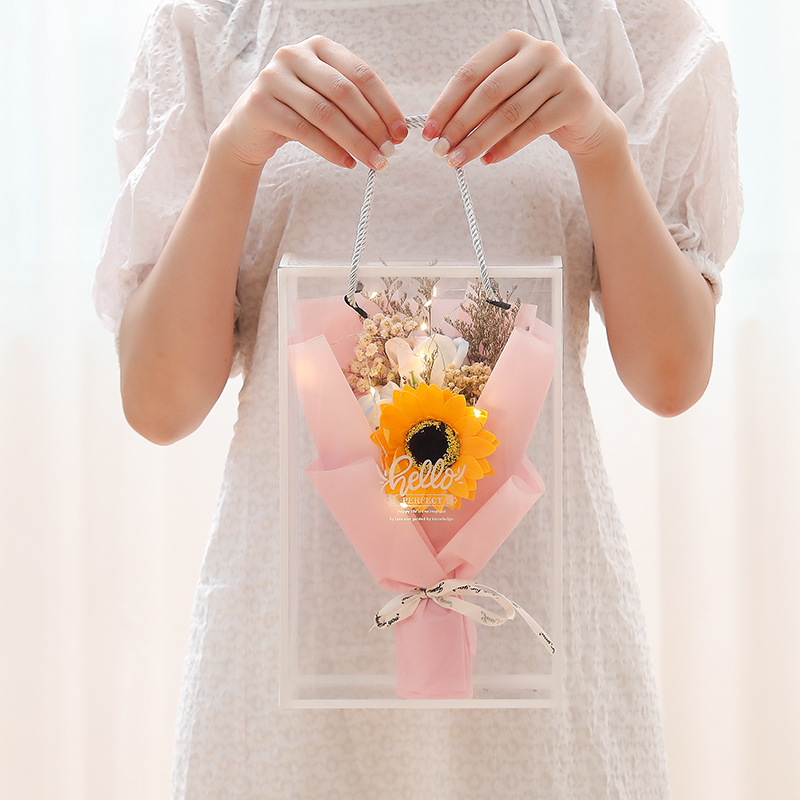 Snow Mountain Pink Sunflower