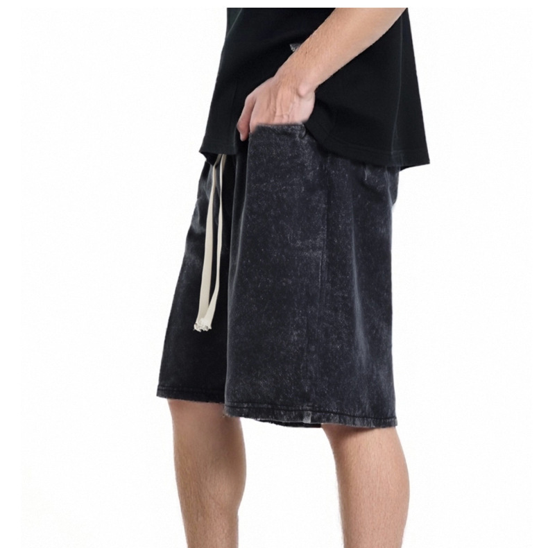 High-street EuropeanAmerican-size Five-point Pants