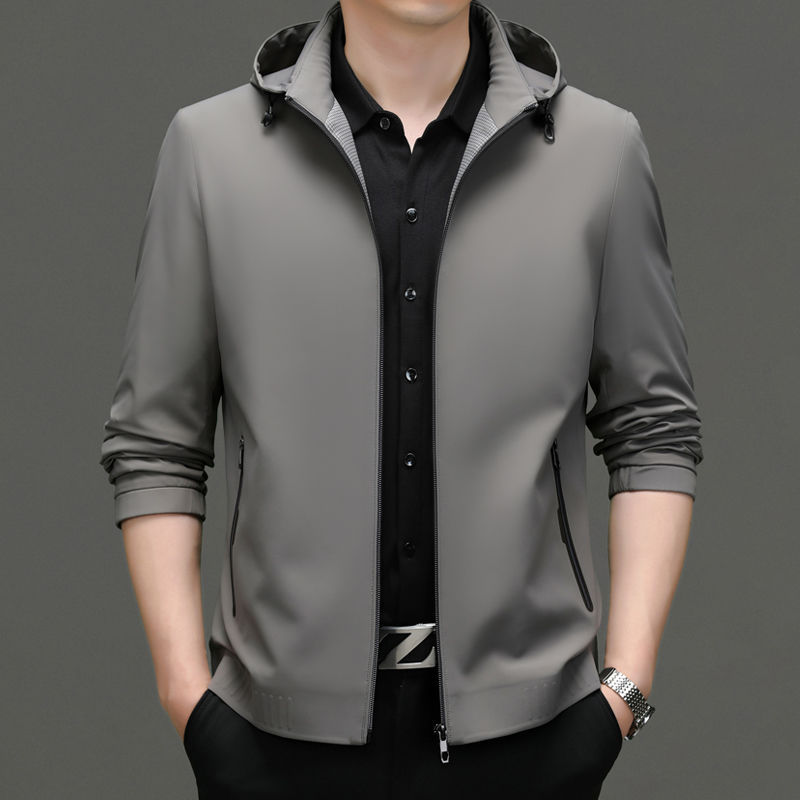 Hooded Jacket Casual Detachable Outerwear - Image 5