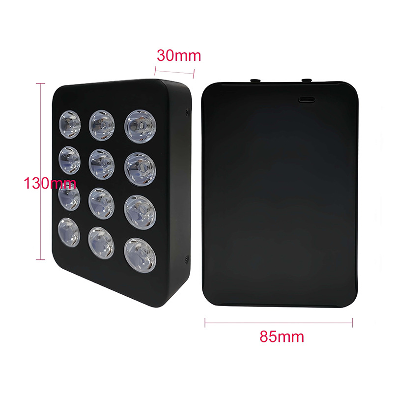 Red-light Therapy Lamp For Beauty Salons Cross-border Infrared Light Rechargeable And Portable
