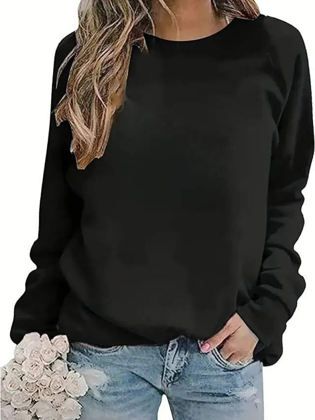 European And American Plus Size Women's Clothes Sweater Black - Shop at LoveMi