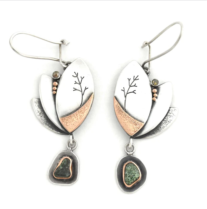 Cross Border E-commerce Retro Pendant Earrings