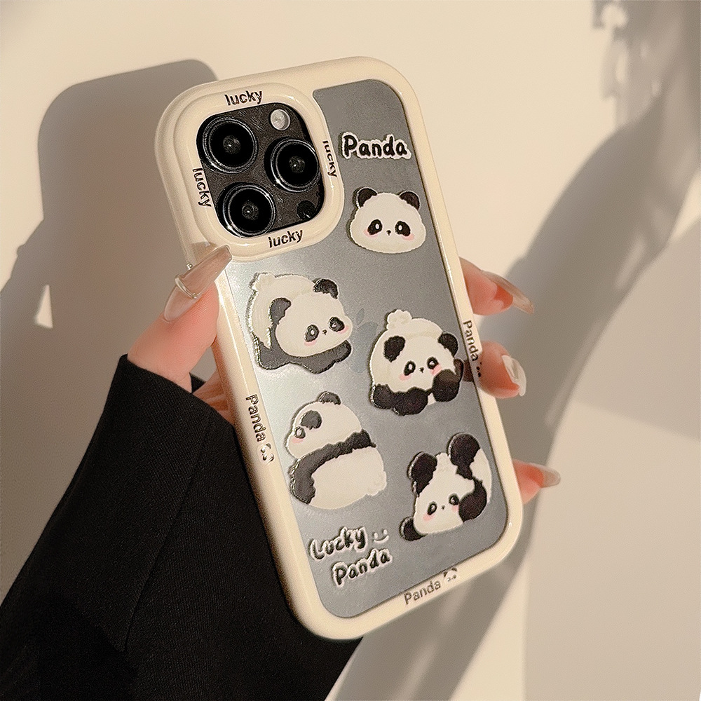Cute Little Panda themed Shatterproof Phone Case