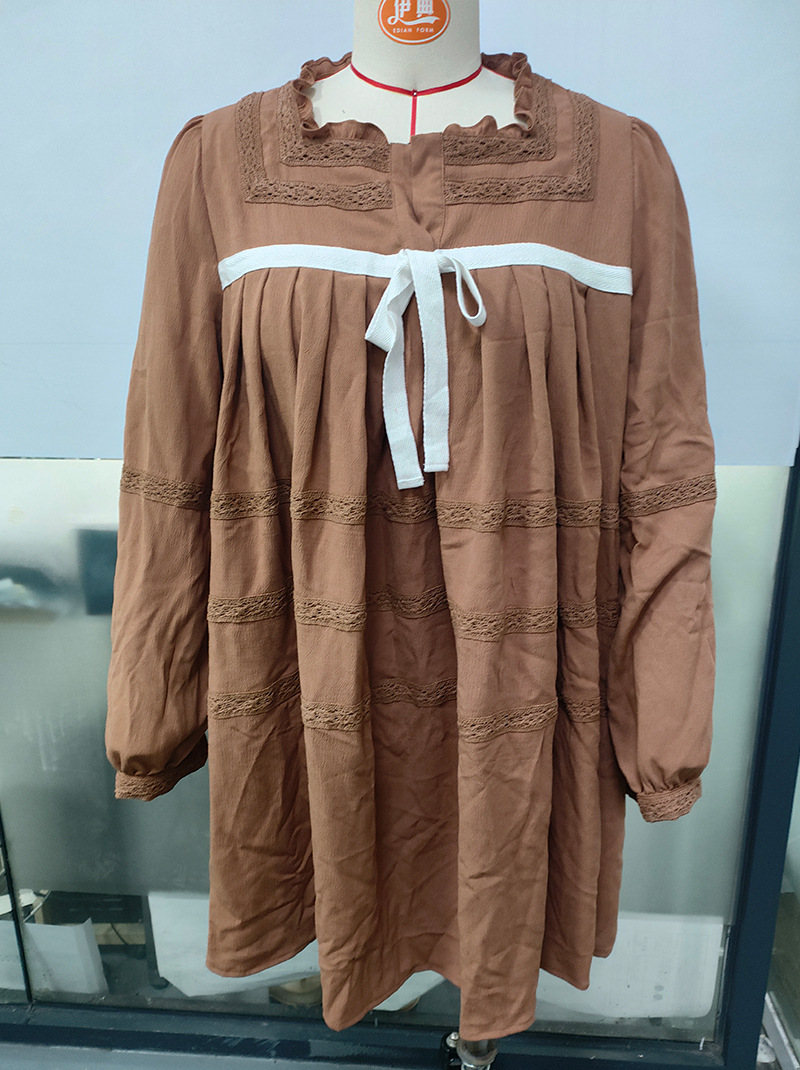 Title 3, Womens Loose And Comfortable Dress Long Sleeve