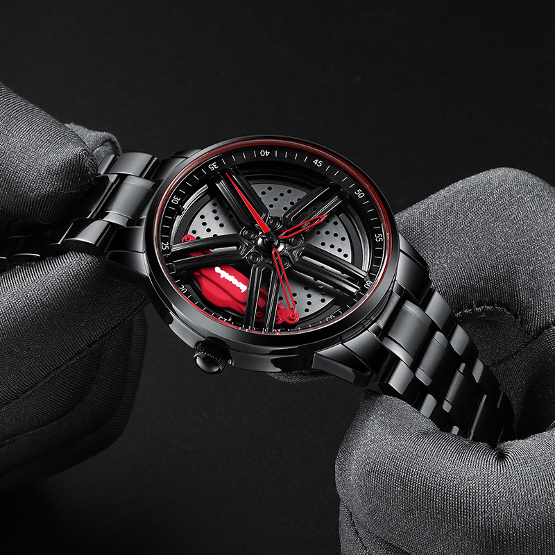 Three-dimensional Hollowed-out Cross-border Quartz Watches In A Hundred Styles