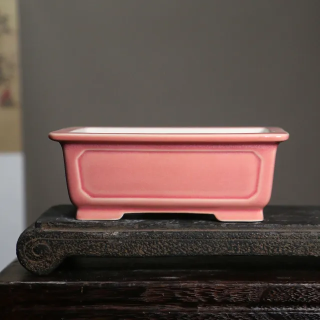 Purple Sand Flowerpot Ceramic Basin Rectangular Pink - Shop at LoveMi