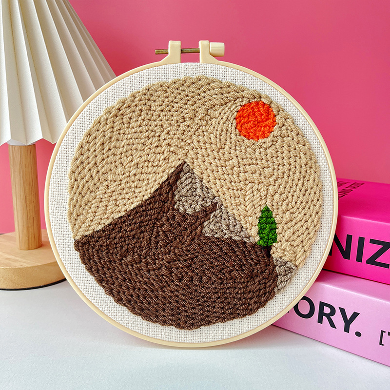 Punch Needle Landscape Embroidery Kit - Image 9